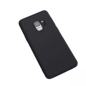 OEM Θήκη Σιλικόνης Βελούδινη Soft TPU Back Cover Για Samsung Galaxy S9 - Μαύρο