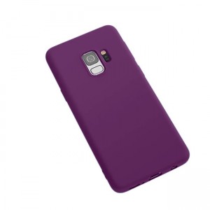 OEM Θήκη Σιλικόνης Βελούδινη Soft TPU Back Cover Για Samsung Galaxy S9 - Μωβ Σκούρο