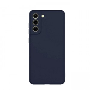 OEM Θήκη Σιλικόνης Βελούδινη Soft TPU Back Cover Για Samsung Galaxy S21 - Μπλε Σκούρο