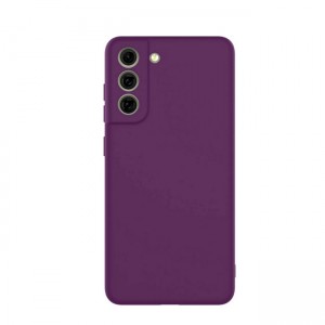 OEM Θήκη Σιλικόνης Βελούδινη Soft TPU Back Cover Για Samsung Galaxy S21 - Μωβ Σκούρο