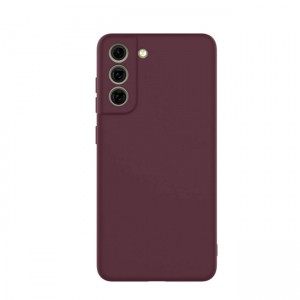 OEM Θήκη Σιλικόνης Βελούδινη Soft TPU Back Cover Για Samsung Galaxy S22 Plus - Μπορντό