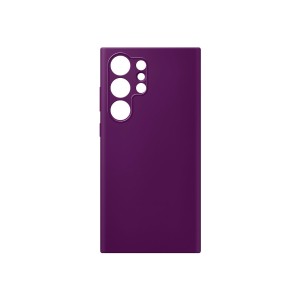 OEM Θήκη Σιλικόνης Βελούδινη Soft TPU Back Cover Για Samsung Galaxy S21 Ultra - Μωβ Σκούρο