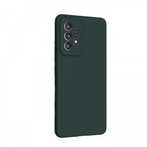 OEM Θήκη Σιλικόνης Βελούδινη Soft TPU Back Cover Για Samsung Galaxy A53 5G - Πράσινο Σκούρο