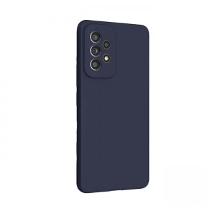 OEM Θήκη Σιλικόνης Βελούδινη Soft TPU Back Cover Για Samsung Galaxy A53 5G - Μπλε Σκούρο 