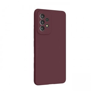 OEM Θήκη Σιλικόνης Βελούδινη Soft TPU Back Cover Για Samsung Galaxy A52 5G - Μπορντό