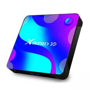 TV Box X88 Pro 4K UHD με WiFi USB 2.0 / USB 3.0 4GB RAM και 32GB Αποθηκευτικό Χώρο με Λειτουργικό Android 10.0