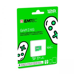 Emtec Gaming microSDXC 128GB Class 10 U3 V30 A1 UHS-I