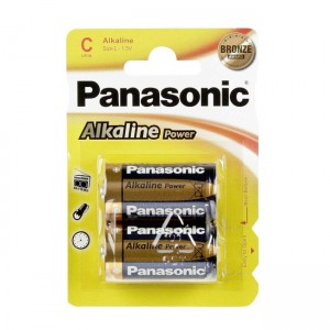 Panasonic Alkaline Power Μπαταρίες C 1.5V 2τμχ