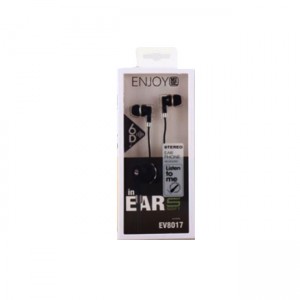 Elmcoei EV8017 In-ear Handsfree Ενσύρματα Ακουστικά με Βύσμα 3.5mm - Μαύρο