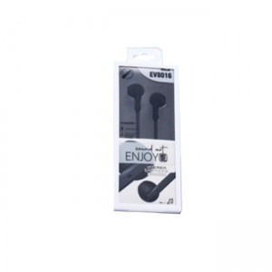 Elmcoei EV8016 Handsfree Ενσύρματα Ακουστικά με Βύσμα 3.5mm - Μαύρο