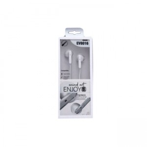 Elmcoei EV8016 Handsfree Ενσύρματα Ακουστικά με Βύσμα 3.5mm - Λευκό