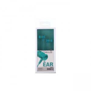 Elmcoei EV8013 Handsfree Ενσύρματα Ακουστικά με Βύσμα 3.5mm - Γαλάζιο