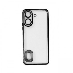 Θήκη Σιλικόνης TPU Back Cover με Πλαίσιο Για Xiaomi Redmi 13C - Μαύρο