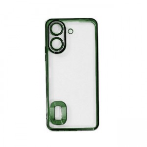 Θήκη Σιλικόνης TPU Back Cover με Πλαίσιο Για Xiaomi Redmi 13C - Πράσινο Σκούρο