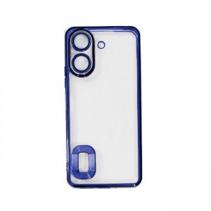 Θήκη Σιλικόνης TPU Back Cover με Πλαίσιο Για Xiaomi Redmi 13C - Μπλε Σκούρο