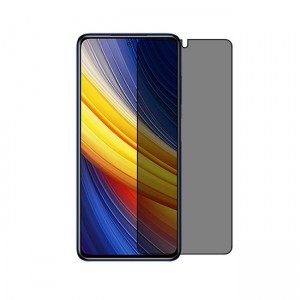 Full Cover Privacy Glass Screen Protector για Xiaomi Redmi Note 10S - Μαύρο