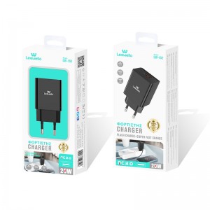 Leewello Φορτιστής Χωρίς Καλώδιο με Θύρα USB-A 20W Μαύρος (Lw-152)