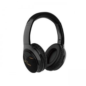 Moxom MX-WL40 Ασύρματα Bluetooth Over Ear Ακουστικά με 5 ώρες Λειτουργίας - Μαύρο