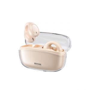 Wekome WS-08 Earbud Bluetooth Handsfree Ακουστικά με Θήκη Φόρτισης - Μπεζ