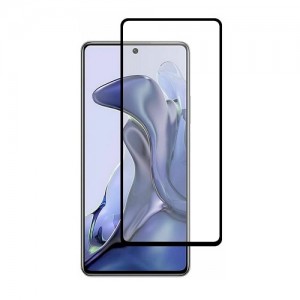 Full Cover Προστασία Οθόνης Tempered Glass 9H για Xiaomi Redmi Note 11 4G - Μαύρο