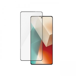 Full Cover Προστασία Οθόνης Tempered Glass 9H για Xiaomi Redmi Note 13 4G / NFC - Μαύρο