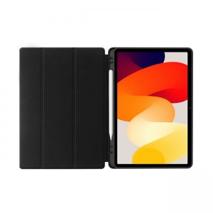 Luxury Magnetic Tri-Fold Θήκη Tablet για Samsung Galaxy Tab A9 Plus 11'' SM-X210 - Μαύρο 