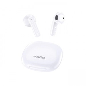 Kakusiga KSC-1104 Earbud Bluetooth Handsfree Ακουστικά - Λευκό