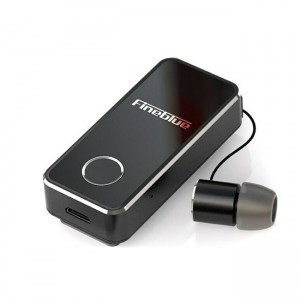 Fineblue F2 Pro In-ear Bluetooth Handsfree Ακουστικό Πέτου - Μαύρο