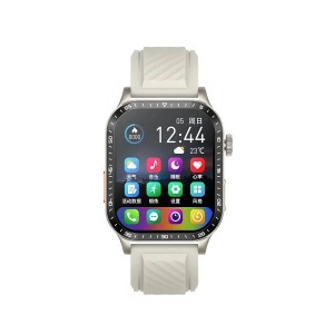 Smartwatch LG66 PRO Bluetooth Smartwatch με Βηματομετρητή, και Καταγραφή Παλμών Καρδιάς - Λευκό