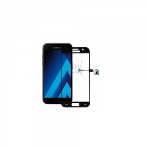 5D Full Cover Προστασία Οθόνης Tempered Glass 9H για Samsung Galaxy A3 2017 ( A320 ) - Μαύρο