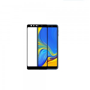 5D Full Cover Προστασία Οθόνης Tempered Glass 9H για Samsung Galaxy A7 2018 ( A750 ) - Μαύρο