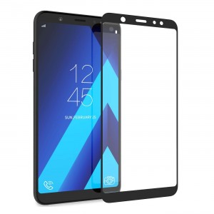 5D Full Cover Προστασία Οθόνης Tempered Glass 9H για Samsung Galaxy A6 PLUS 2018 - Μαύρο