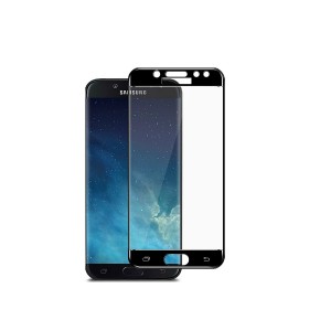 5D Full Cover Προστασία Οθόνης Tempered Glass 9H για Samsung Galaxy J3 2017 ( J330 ) - Μαύρο