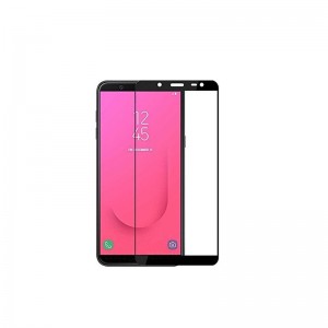 5D Full Cover Προστασία Οθόνης Tempered Glass 9H για Samsung Galaxy J8 2018 ( J810 ) - Μαύρο