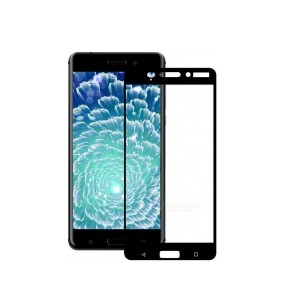 5D Full Cover Προστασία Οθόνης Tempered Glass 9H για NOKIA 6 - Μαύρο