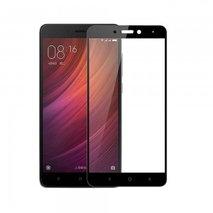 5D Full Cover Προστασία Οθόνης Tempered Glass 9H για Xiaomi REDMI 4A - Μαύρο