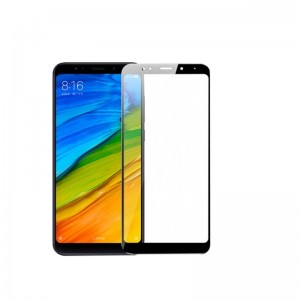 5D Full Cover Προστασία Οθόνης Tempered Glass 9H για Xiaomi REDMI 5 PLUS - Μαύρο