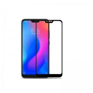 5D Full Cover Προστασία Οθόνης Tempered Glass 9H για Xiaomi REDMI 6 PRO / MI A2 LITE - Μαύρο