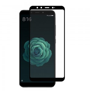 5D Full Cover Προστασία Οθόνης Tempered Glass 9H για Xiaomi MI A2 - Μαύρο