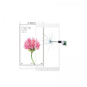 5D Full Cover Προστασία Οθόνης Tempered Glass 9H για Xiaomi MI MAX - Λευκό