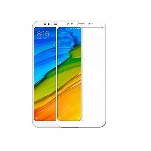 5D Full Cover Προστασία Οθόνης Tempered Glass 9H για Xiaomi MI 6X/MI A2- Λευκό