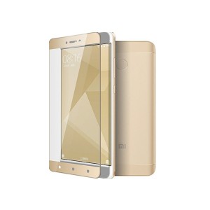 5D Full Cover Προστασία Οθόνης Tempered Glass 9H για Xiaomi REDMI 4X - Χρυσό