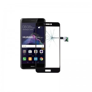 5D Full Cover Προστασία Οθόνης Tempered Glass 9H για Huawei P9 LITE 2017 - Μαύρο