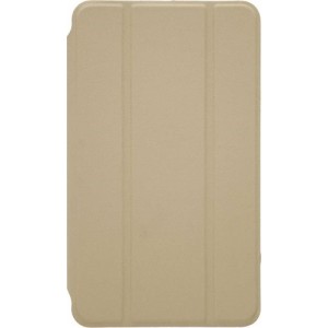 Θήκη Βιβλίο - Σιλικόνη Flip Cover για Samsung Galaxy Tab E  9.6 ( T560 / T561 ) - Χρυσό