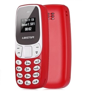 Κινητό Τηλέφωνο Mini L8STAR BM10 Bluetooth Dual Sim Με Micro SD Card Slot Και Φωνητική Αλλαγή - Κόκκινο ( Blister )