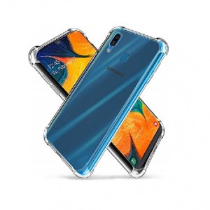 Θήκη Σιλικόνης Antishock για Samsung Galaxy A70 / A70S - Διάφανη