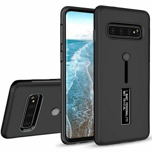 Σκληρή Θήκη Σιλικόνης με Stand Kickstand Case New Generation I Want Personality Not Trivial για Samsung Galaxy S10 - Μαύρο