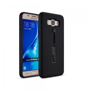 Σκληρή Θήκη Σιλικόνης με Stand Kickstand Case New Generation I Want Personality Not Trivial για Samsung Galaxy J7 2016 ( J710 ) - Μαύρο