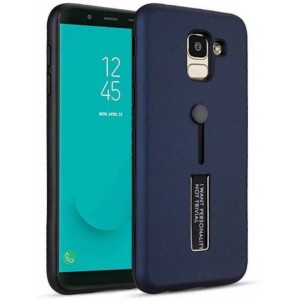 Σκληρή Θήκη Σιλικόνης με Stand Kickstand Case New Generation I Want Personality Not Trivial για Samsung Galaxy A6 2018 - Μπλέ