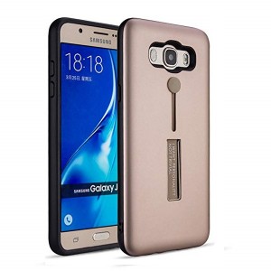 Σκληρή Θήκη Σιλικόνης με Stand Kickstand Case New Generation I Want Personality Not Trivial για Samsung Galaxy J7 2016 ( J710 ) - Ρόζ Χρυσό